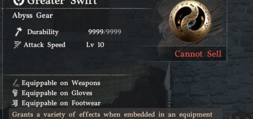 9999 Durability Greater Gears v1.0