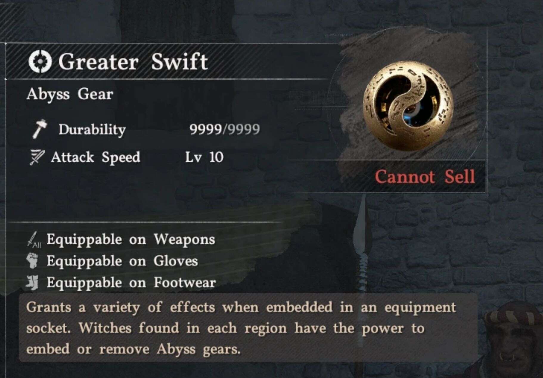 9999 Durability Greater Gears v1.0