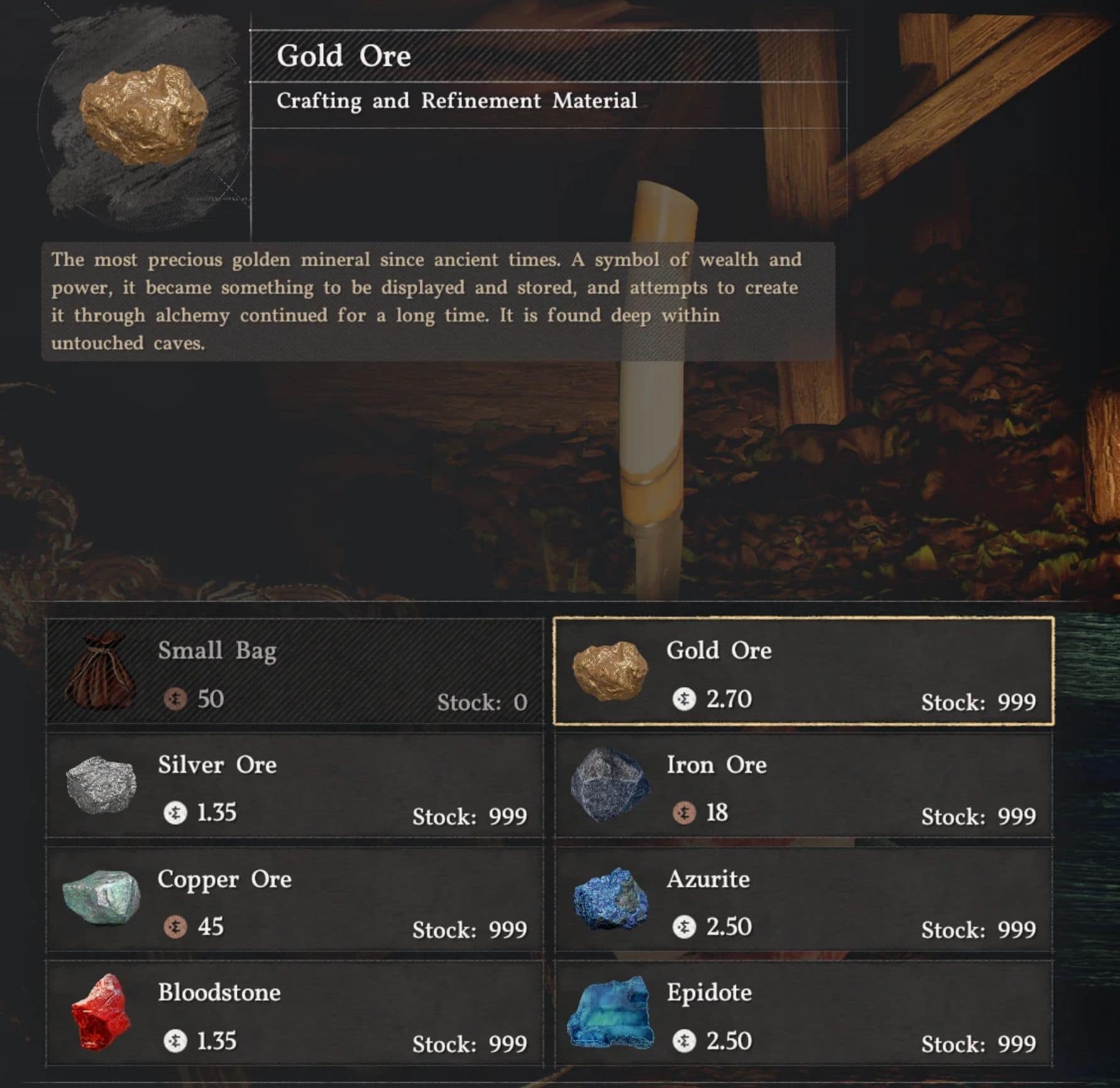 ALL Ore in butcher shop v1.0