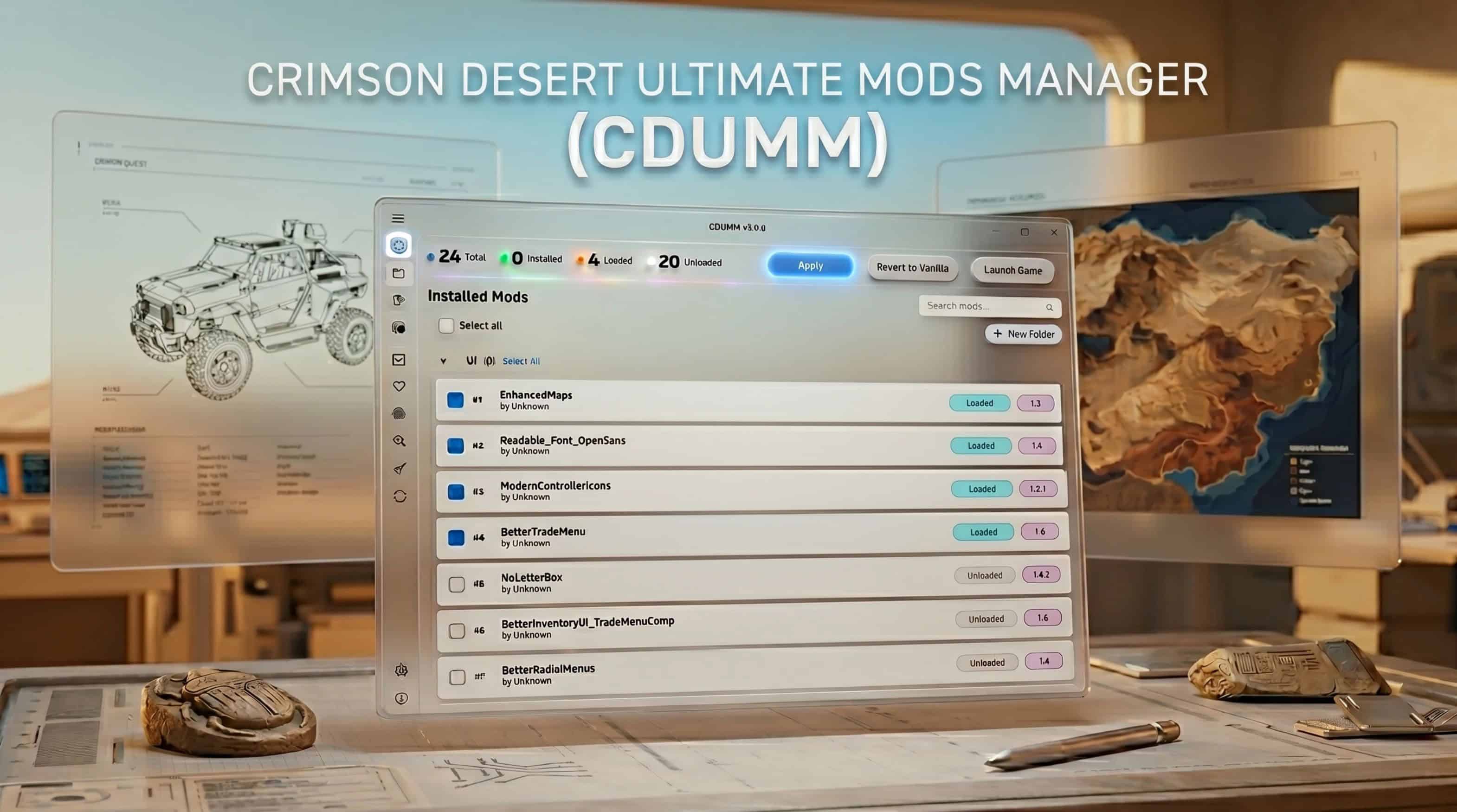Crimson Desert Ultimate Mods Manager – CDUMM v3.1.3