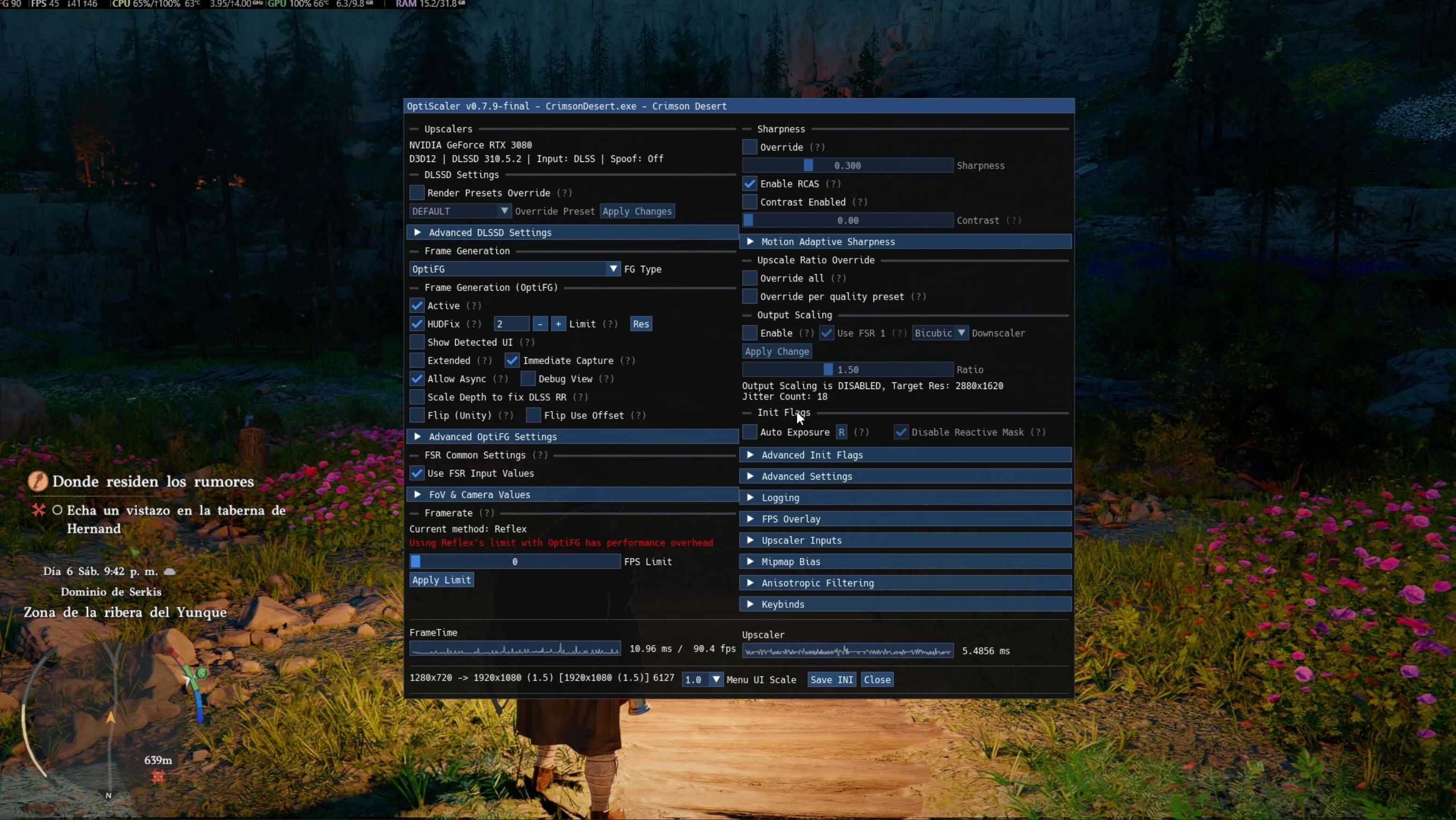 DLSS with FSRFG in Nvidia RTX 20-30 v1.0