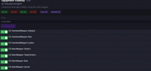 Equipment Visibility (Configurable JSON Mod) v1.0