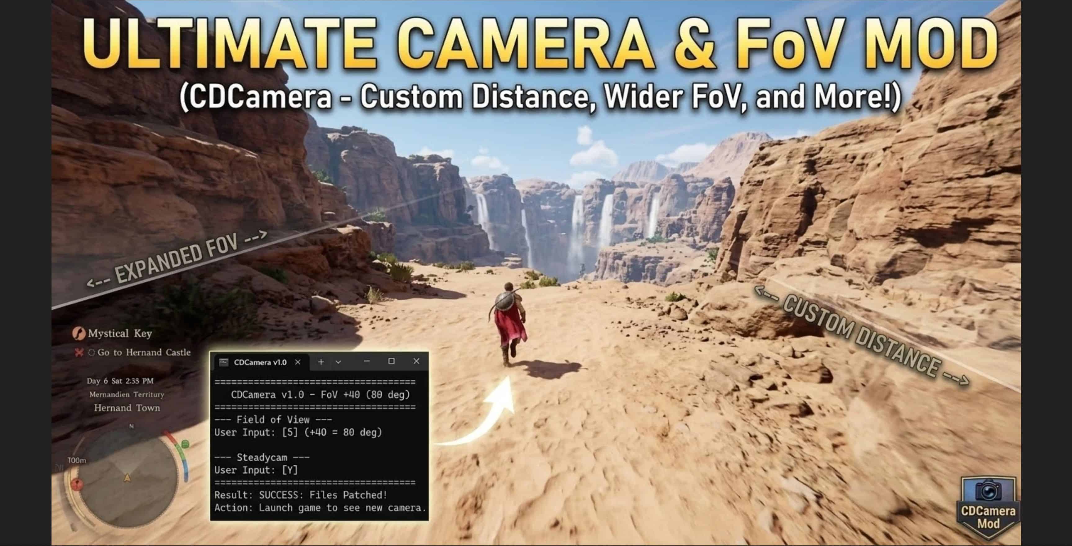 (Updated to v1.3) CDCamera – Camera Overhaul for Crimson Desert v1.0