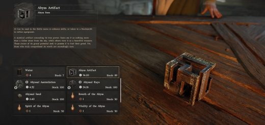 ABYSS ITEMS in Tavern SHOP v1.0