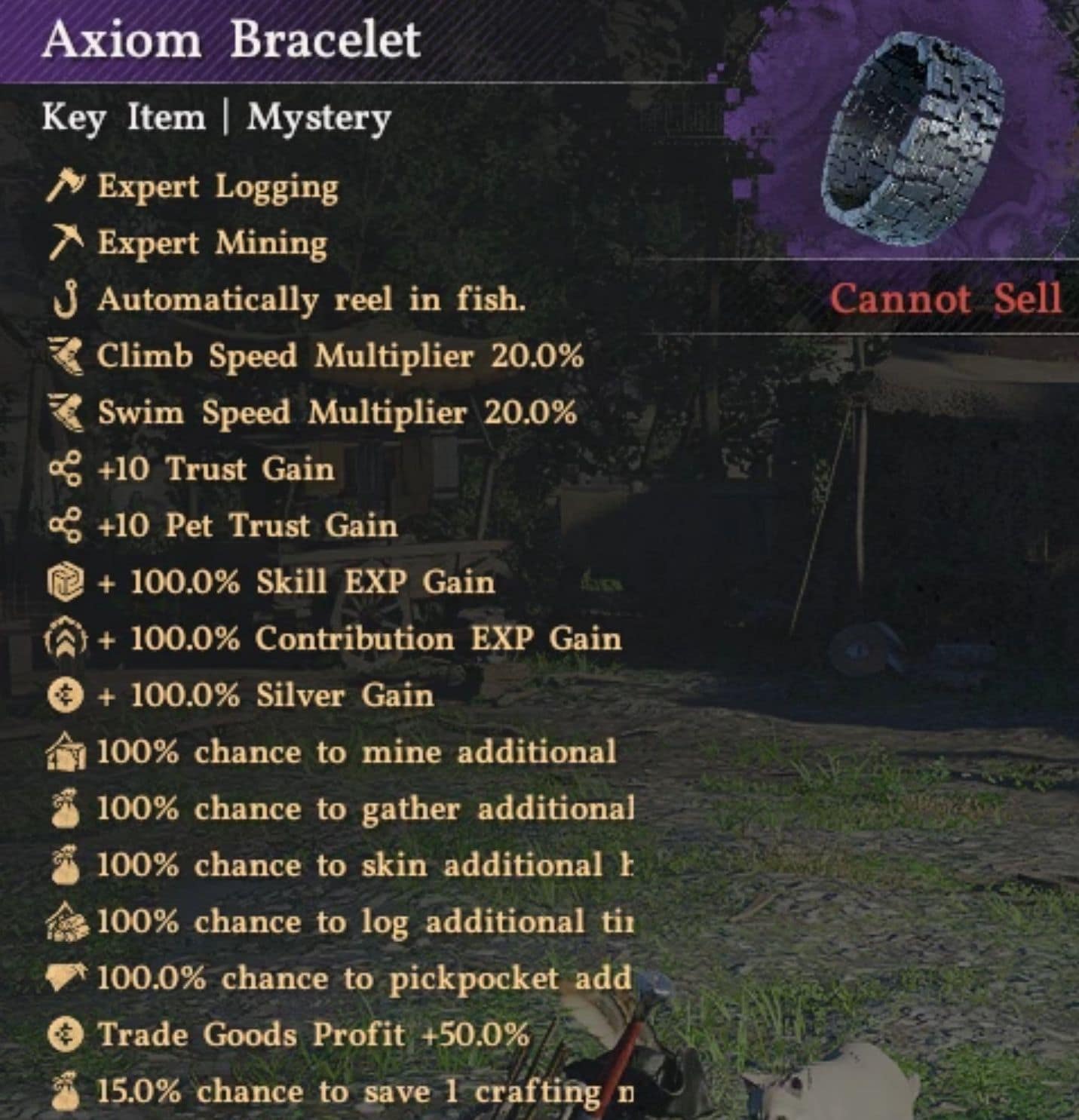 Axiom Bracelet for Time saver v1.0