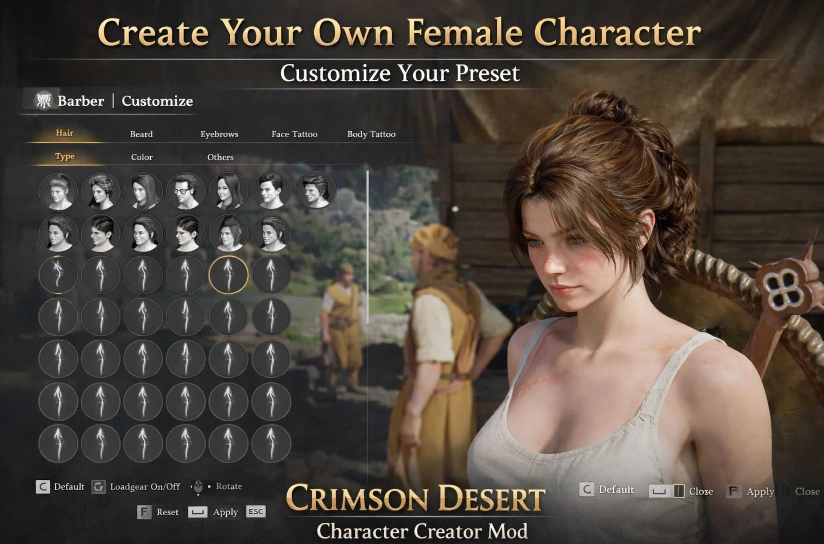 Character Creator – Female v1.0