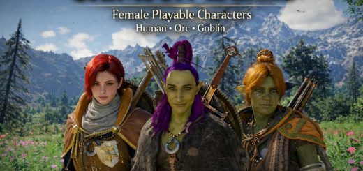 Crimson Ladies – Playable Female Main Character Presets v1.0
