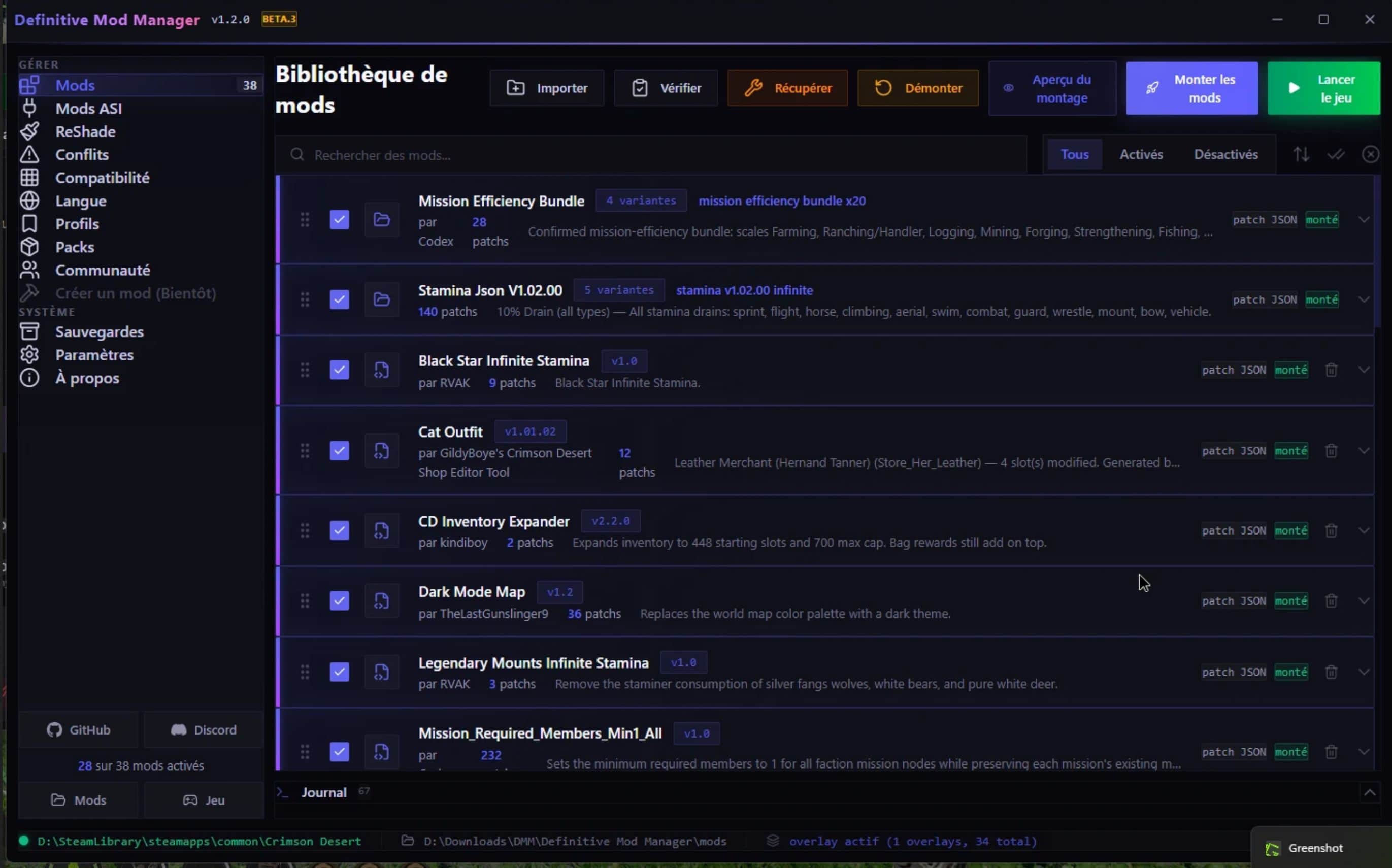 Definitive Mod Manager (DMM) v1.2.0