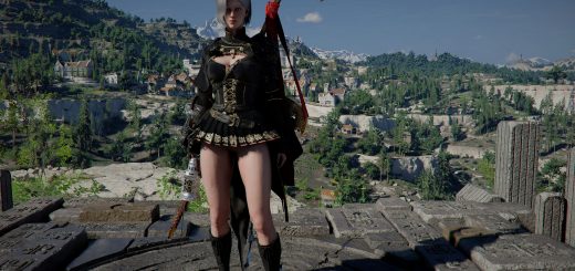 Elegant Carmine Leather Armor Skirt Options (mesh only) v1.0