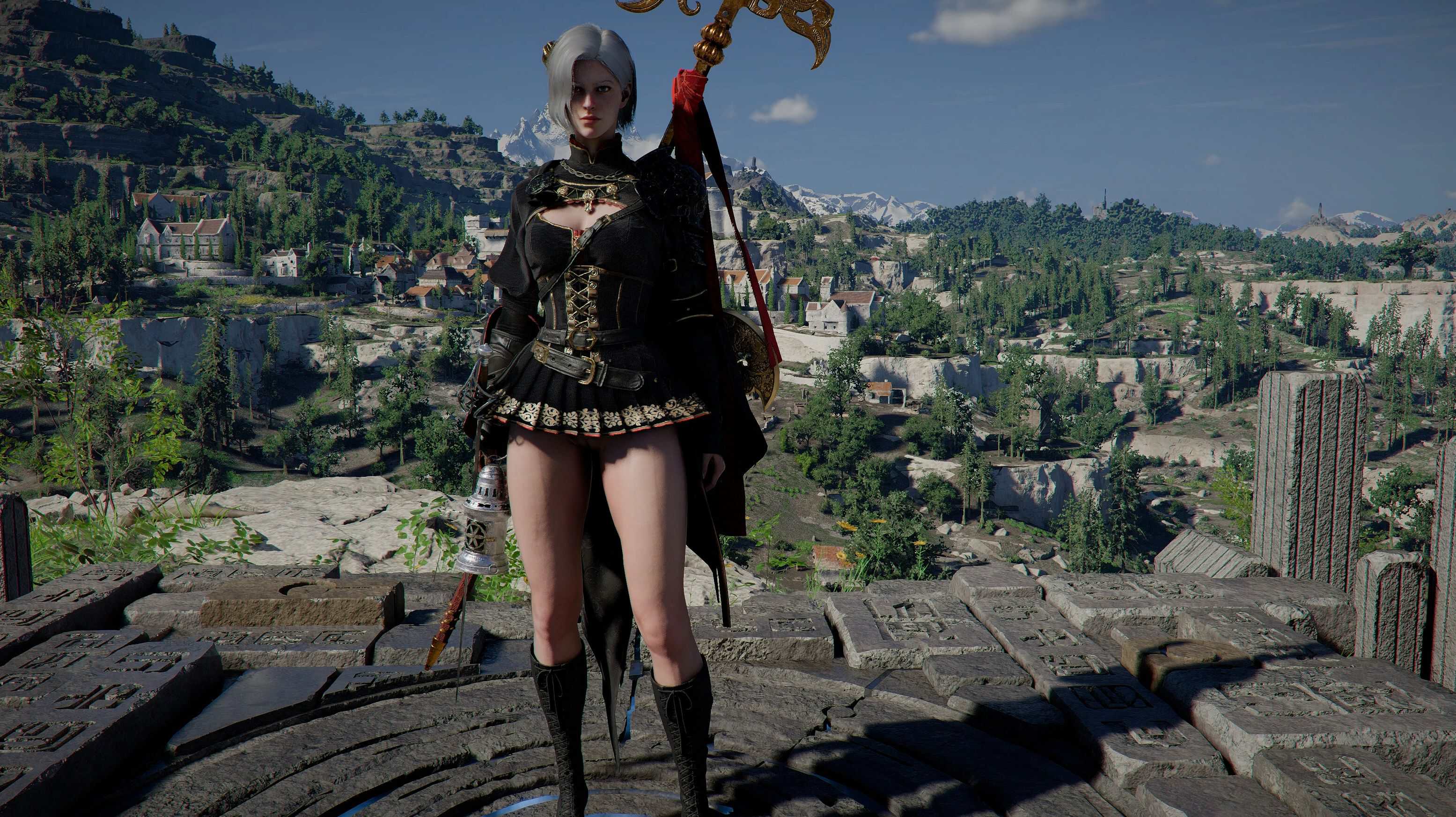 Elegant Carmine Leather Armor Skirt Options (mesh only) v1.0