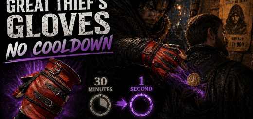 Great Thief’s Gloves No Cooldown v1.0