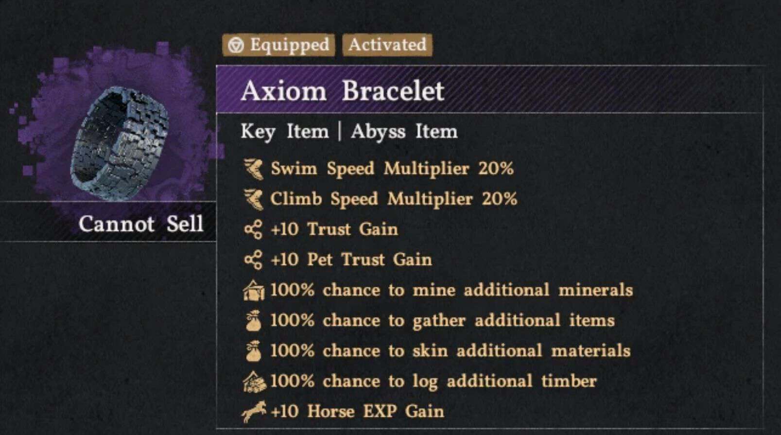Cheat Axiom Bracelet and Mask Combo v2.0