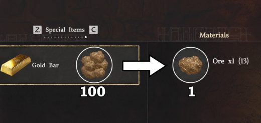 Craft GoldBar With 1 GoldOre v1.0