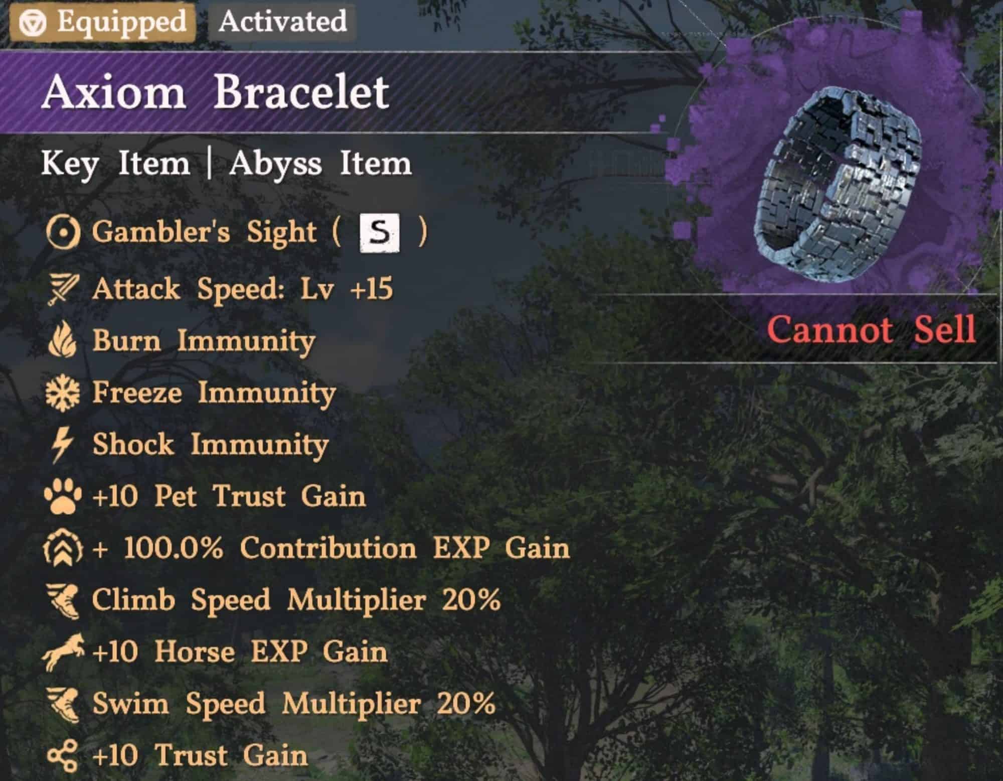 Enhanced Axiom Bracelet Mask and Max Stacks v1.0 | Crimson Desert Mod