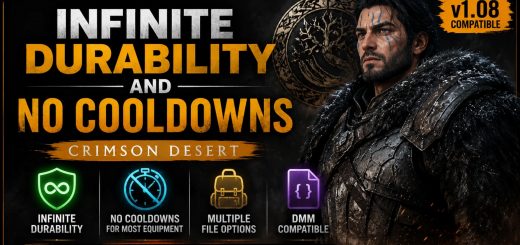 Infinite Durability – No Cooldowns for Most Equipment v1.08