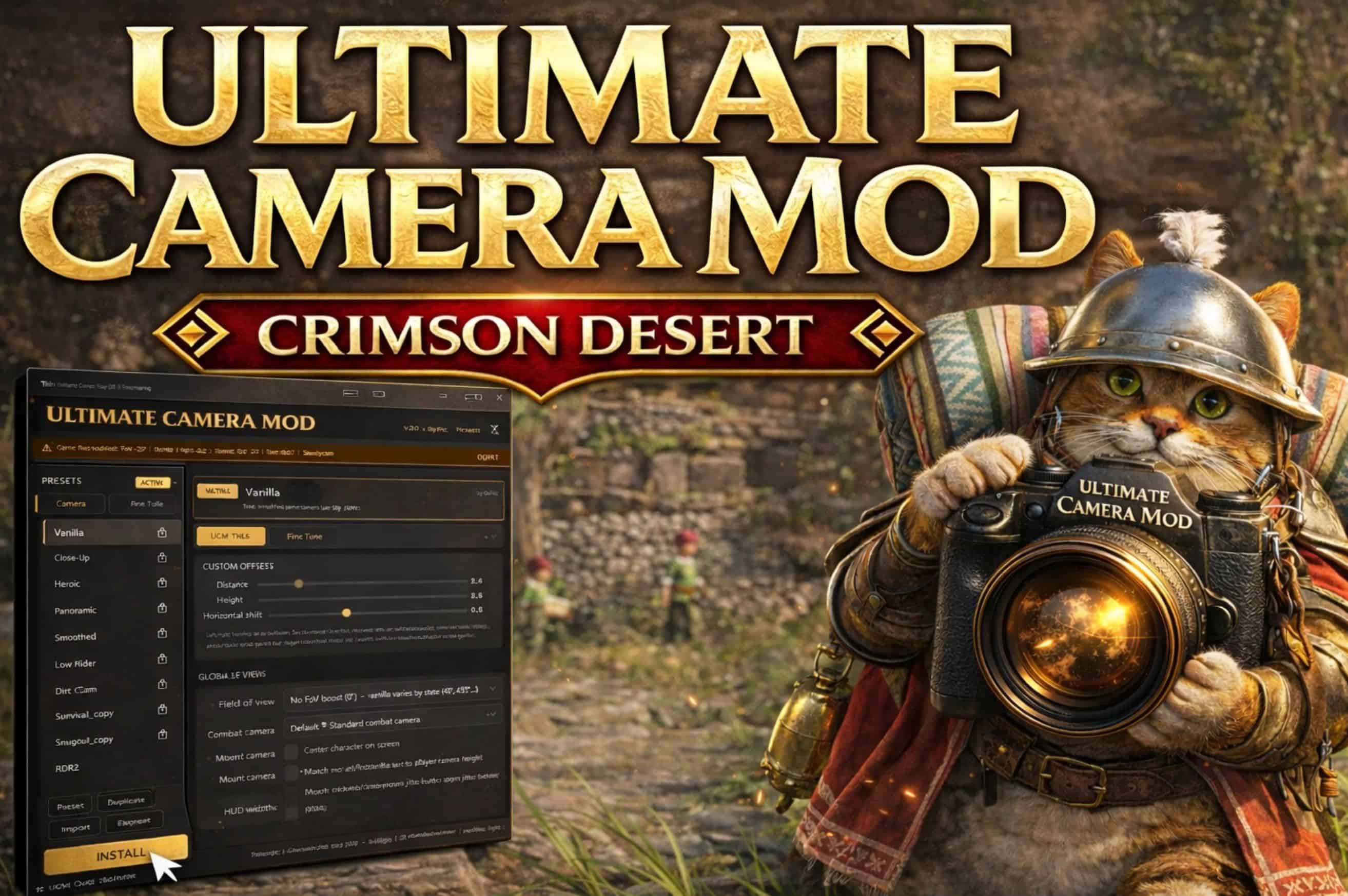 Ultimate Camera Mod (UCM) – Camera Toolkit for Crimson Desert v3.2