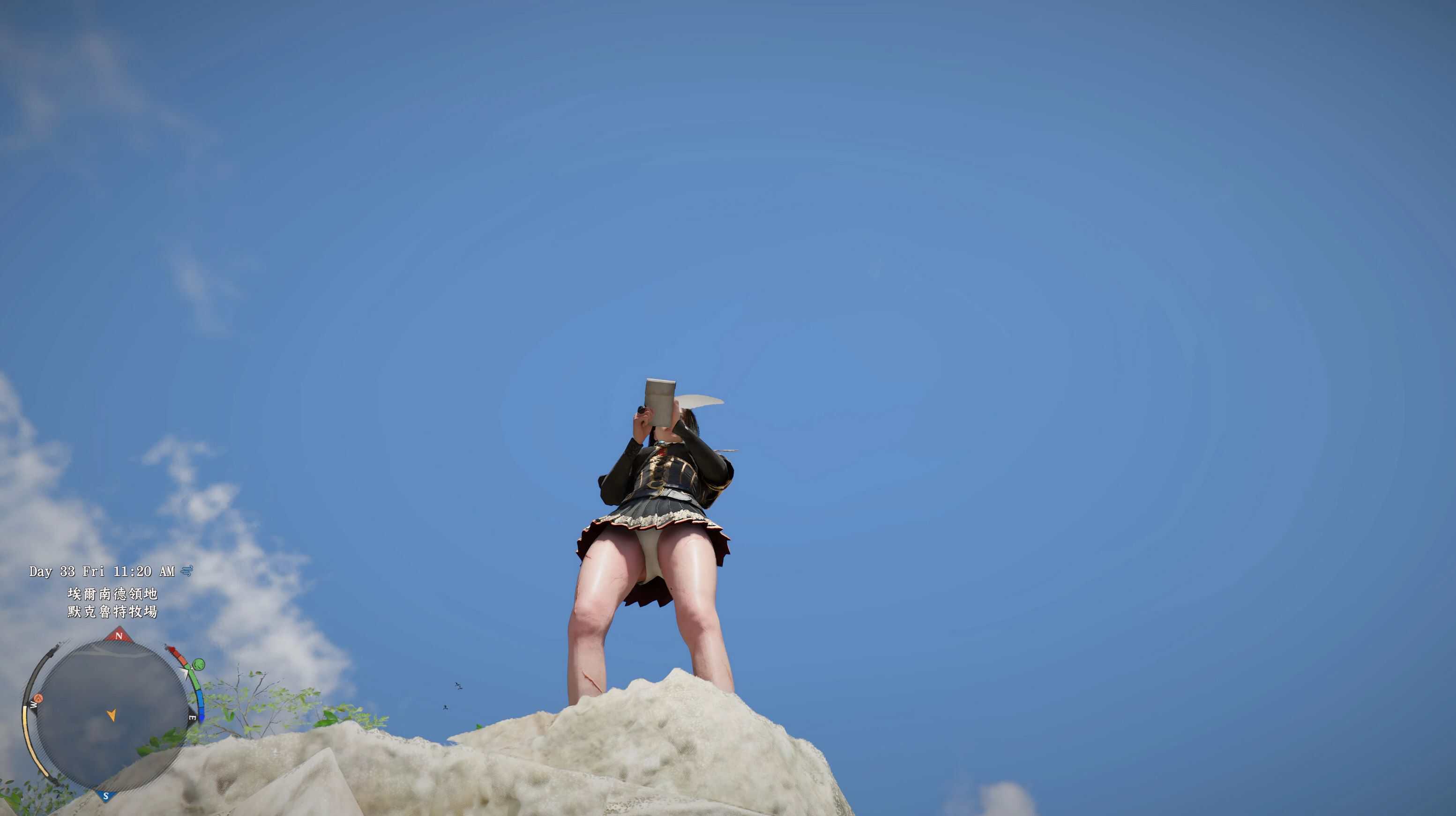 White panties – Light of the Battlefield and Elegant Carmine Armor v1.0